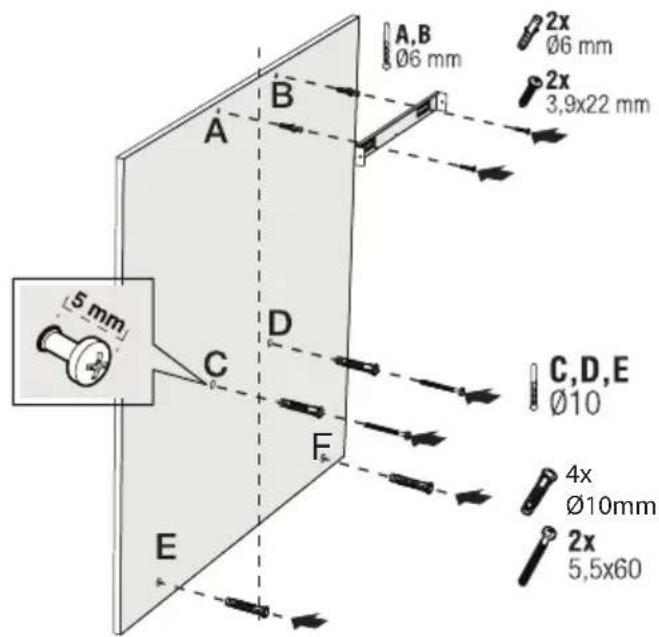 BEKO BHCB93640B - Монтаж на стена - 1