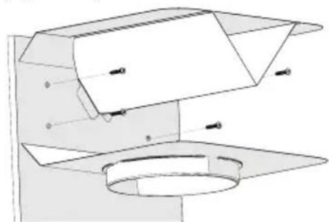 BEKO BHCB93640B - Instalarea deflectorului de aer (BHCB 93640 BH) - 3