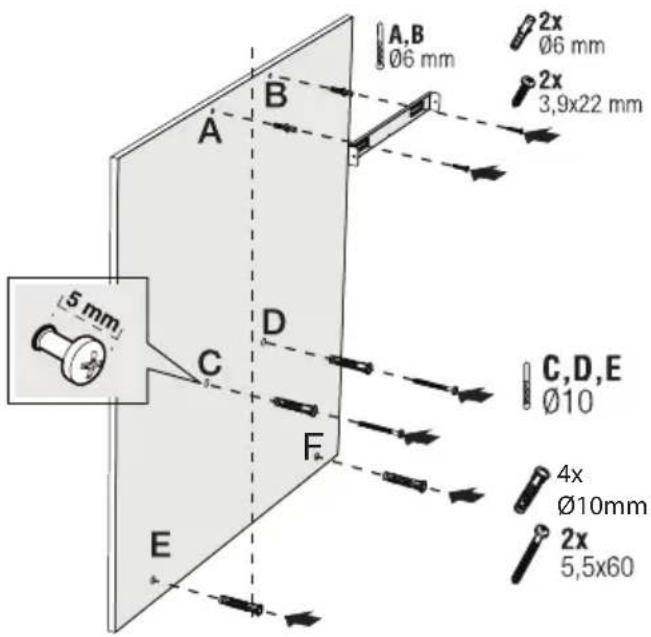 BEKO BHCB93640B - Montaje en la pared - 1