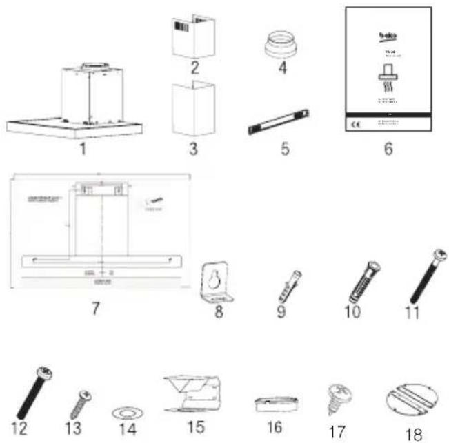 BEKO BHCB93640B - Орнатылатын керек- жарактар - 1
