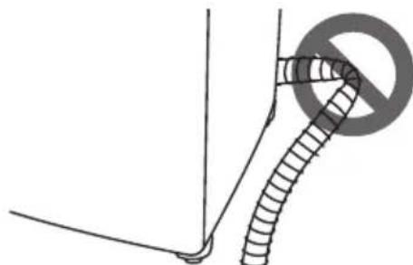 LG T9585NDHVH - Positioning the Drain Hose - 3