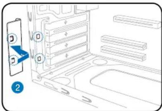 ASUS V3P5G31 - Installer une carte d'extension - 2