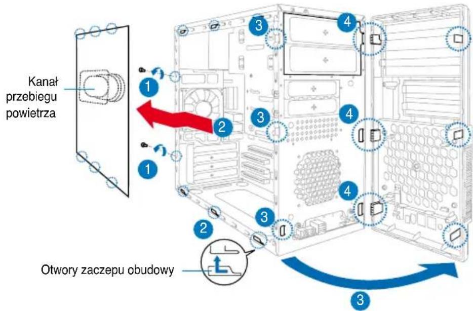 ASUS V3P5G31 - Zdejmownikie pokrzywy bocznej i zespołu panela przyzniego - 1
