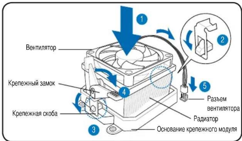 ASUS V3P5G31 - YcTaHOBka padnatorpa n BeHTnIaTopa dIy npOceccopa AMD - 1