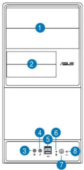 ASUS V3P5G31 - Caractéristiques de la façade - 1