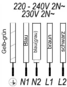 TEKA IBF 64G1 - Abb.2a (5 KABEL) - 2
