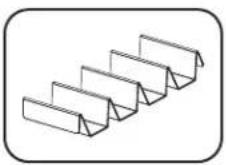Hatco MPWS45 - Four Pleat Fry Box Ribbon (FHS4BOX) - 1