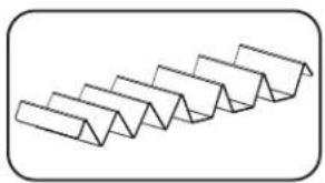 Hatco MPWS45 - Six Pleat Bag/Box Ribbon (FHS6BB) - 1