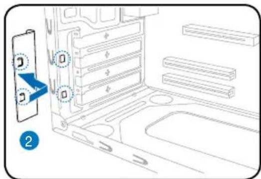 ASUS V3P5G45 - Installing an expansion card - 2