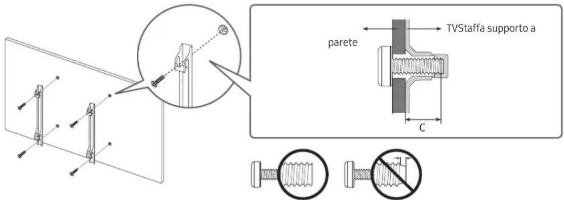 SAMSUNG GQ75Q87TGT - Montaggio del teilevisore a parete - 2