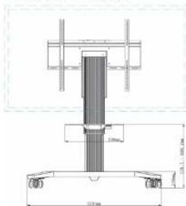 VIEWSONIC VBSTND003 - Dimensions Physiques - 1