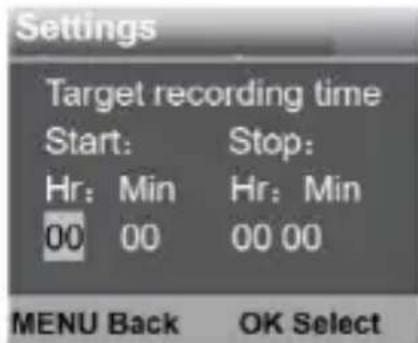 Perel WLC003 - Tempo de Gravacao Alvo - 1