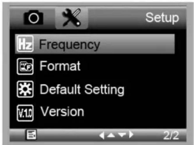 VELLEMAN CAMCOLMS2 - Menu - 4