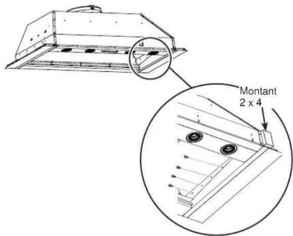 Montant 2 x 4