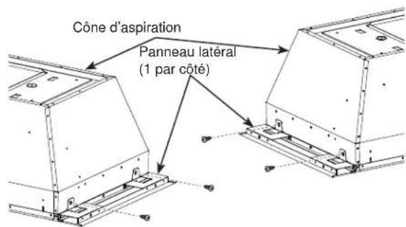 Cône d'aspiration Panneau latéral (1 par côté)