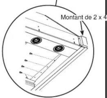 Montant de 2 x 4