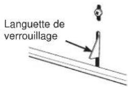 Languette de verrouillage