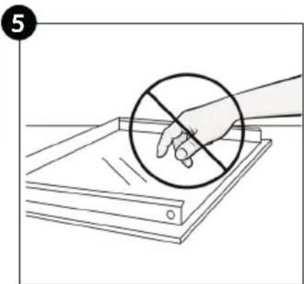ROSIERES RFC5M0479PN WIFI - REMOVAL AND CLEANING OF THE GLASS DOOR - 5