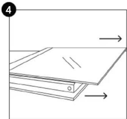 ROSIERES RFC5M0479PN WIFI - REMOVAL AND CLEANING OF THE GLASS DOOR - 4