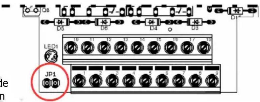 Tams Elektronik WD34 - Programmation de l'adresse avec le cavalier / bouton de programmation - 1