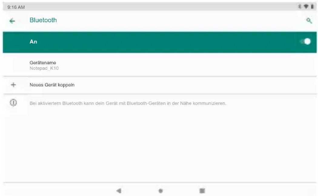Dragon Touch Y88X 10 - Mit einem Bluetooth-Gerät koppeln - 1