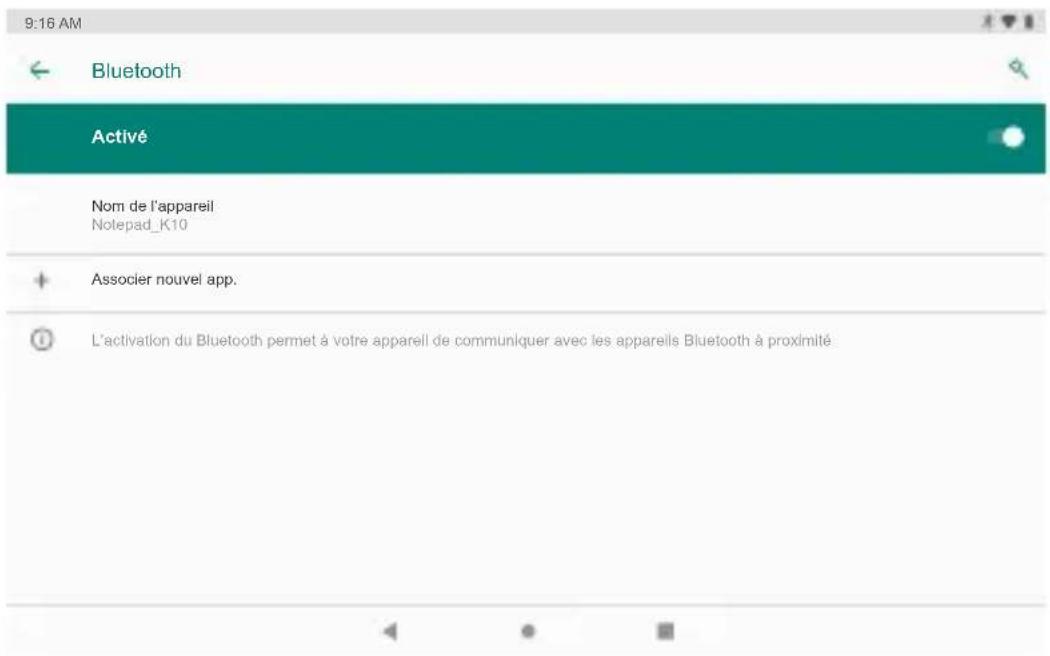 Dragon Touch Y88X 10 - Coupler avec un périphérique Bluetooth - 1