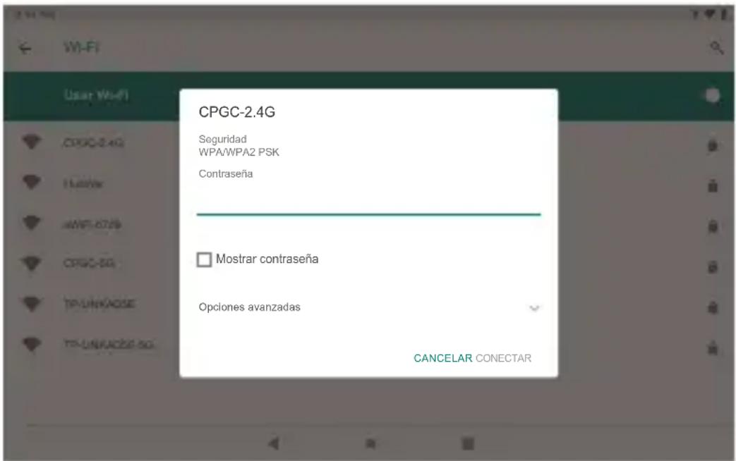 Dragon Touch Y88X 10 - Seleccionar una red Wifi disponible a la que conectarse: - 1