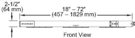 Hatco UltraGlo UGAL48D - Dimensions — UGA, UGAH, UGAL, and UGAHL Models - 2