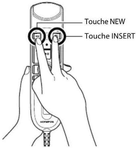 OLYMPUS RecMic II RM4010P - Comment changer les modes - 1