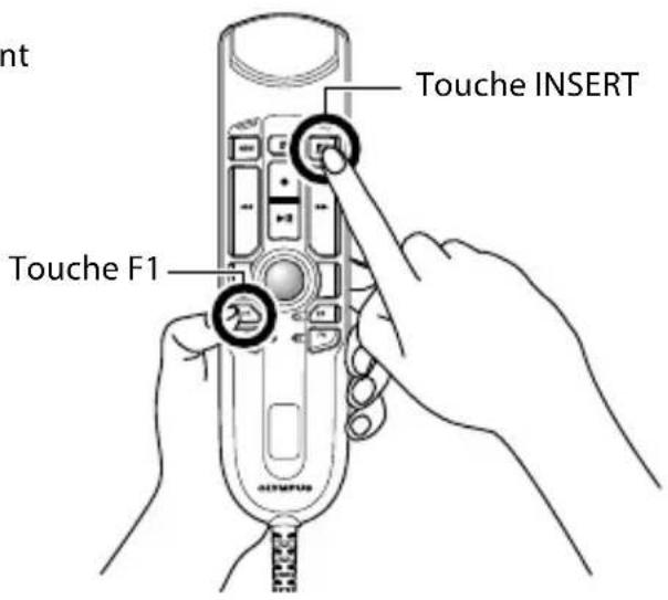 OLYMPUS RecMic II RM4010P - Comment changer les modes - 1
