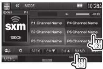 KENWOOD DDX8901HD - Mémorisation des canaux - 2