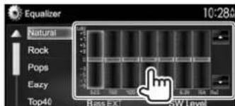 KENWOOD DDX8901HD - Mémorisation de votre propre ajustement—Ajustement précis du son - 1