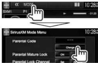 KENWOOD DDX8901HD - Réglage/changement du code parental - 1