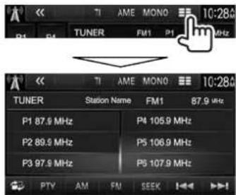KENWOOD DDX8901HD - Changement des informations sur l'affichage - 1