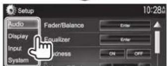KENWOOD DDX8901HD - Affichage de I'ecran de menu - 2