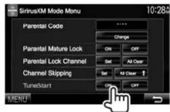 KENWOOD DDX8901HD - Activation de TuneStartTM - 2