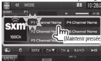 KENWOOD DDX8901HD - Mémorisation des canaux - 1