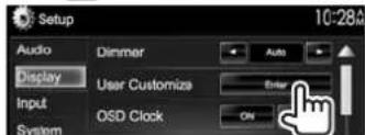 KENWOOD DDX8901HD - Changement de la disposition de I'affichage - 3