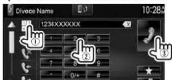KENWOOD DDX8901HD - Entrée directe de nombre - 1