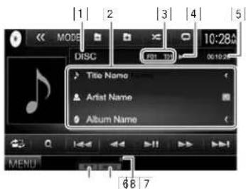KENWOOD DDX8901HD - Touches de commande - 1