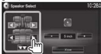 KENWOOD DDX8901HD - ed elliat—setniecne sed segalgéR l'enceinte et fréquence de croissement - 3