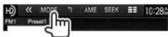 KENWOOD DDX8901HD - Changement du mode de reception HD Radio - 1
