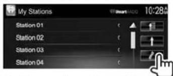 KENWOOD DDX8901HD - Modification de la liste - 1