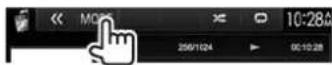 KENWOOD DDX8901HD - Selection des réglages des préférences Opérations de lecture pour la lecture iPod/iPhone - 1
