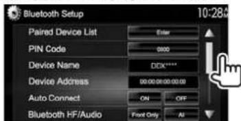 KENWOOD DDX8901HD - Réglages des péripériques Bluetooth - 5