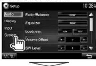 KENWOOD DDX8901HD - Réglages de l'horloge - 3