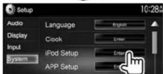 KENWOOD DDX8901HD - Selection du périphérique iPod/Phone à litre et de la méthode de connexion - 2