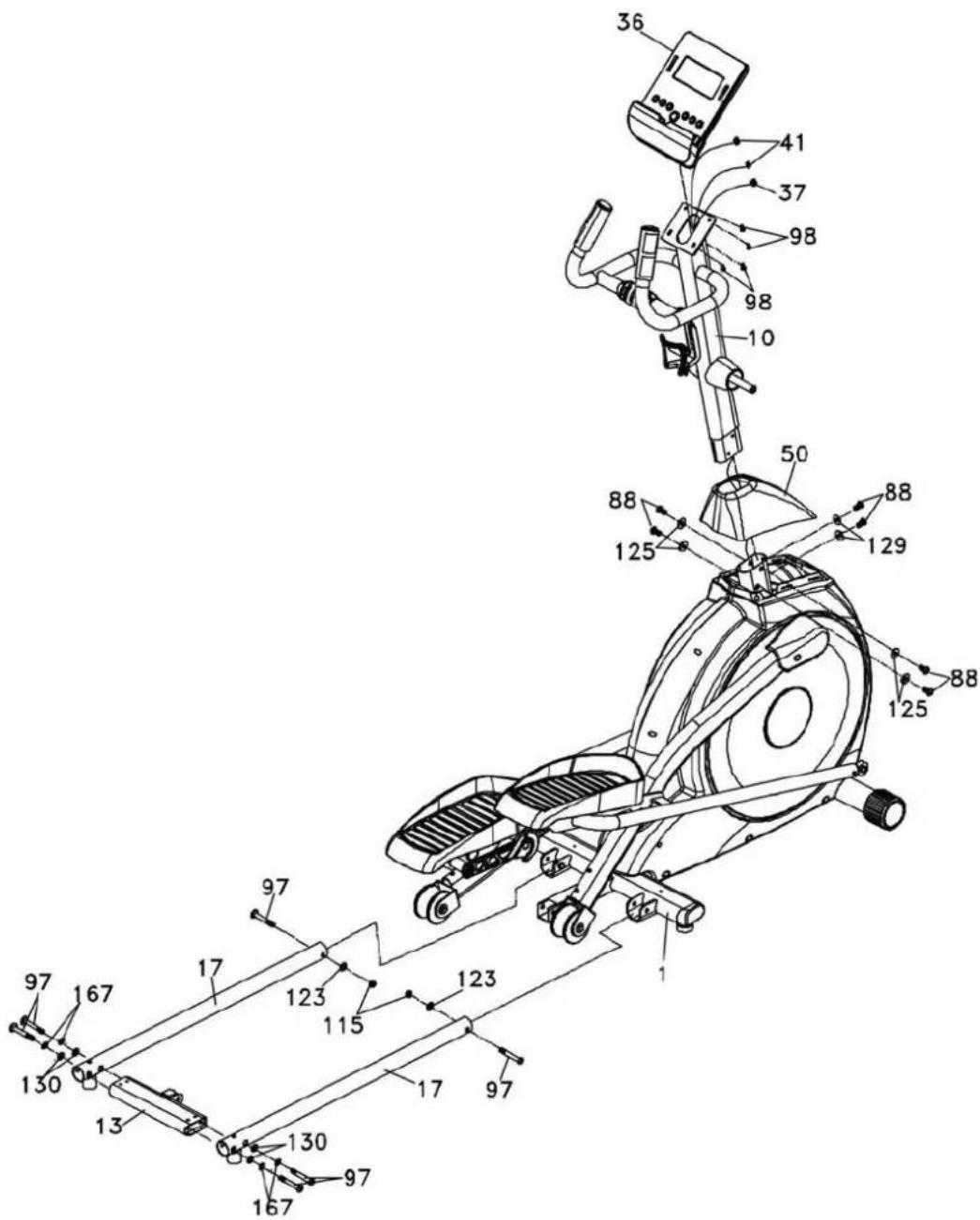 Skandika CardioCross Carbon Champ - Schritt 1 - 1