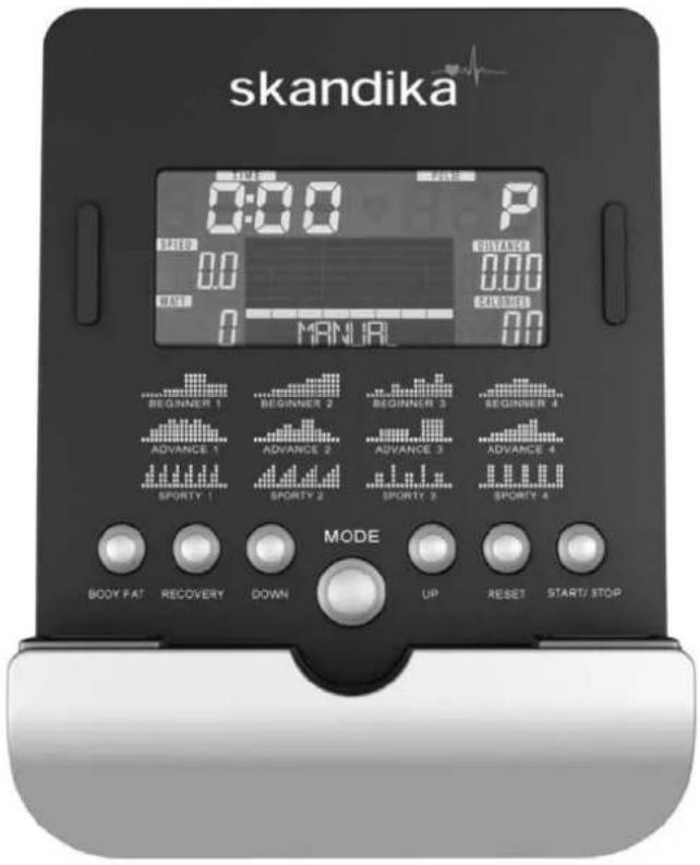 Skandika CardioCross Carbon Champ - COMPUTER INSTRUCTIONS - 1