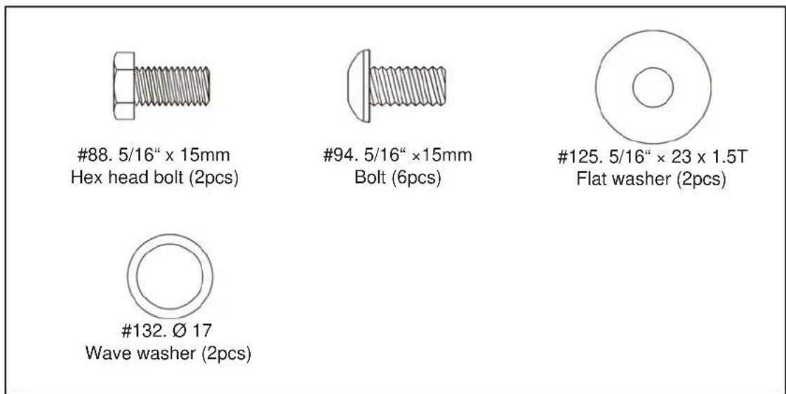 Skandika CardioCross Carbon Champ - HARDWARE PACK - 2